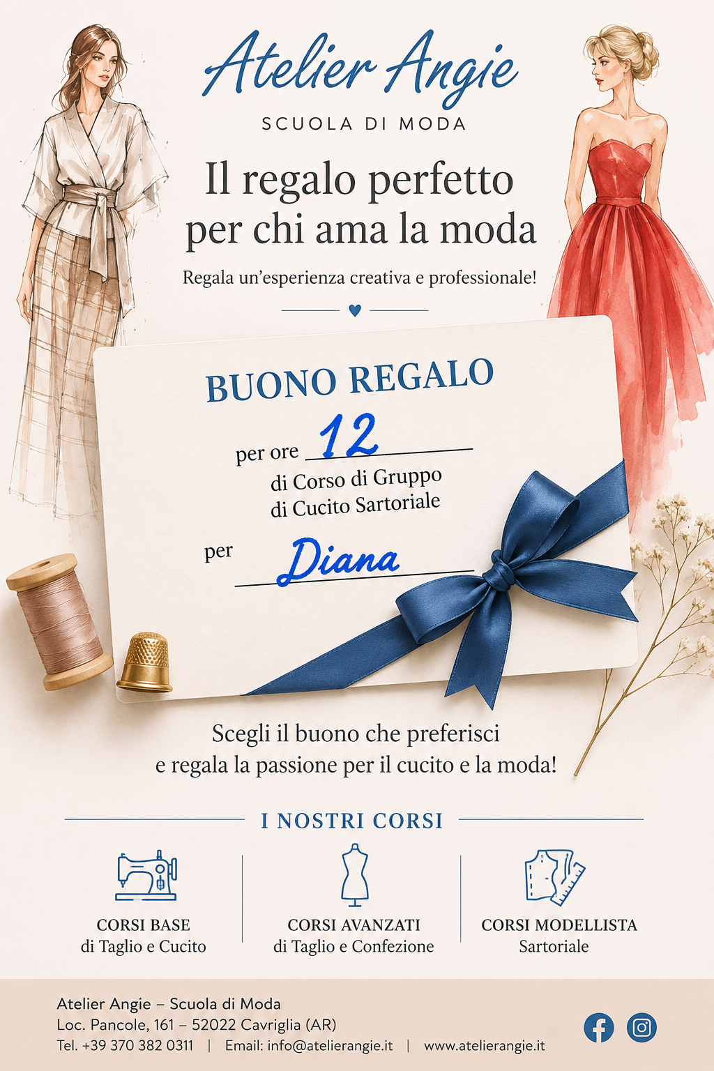 Regala creatività, passione e un’esperienza da ricordare!